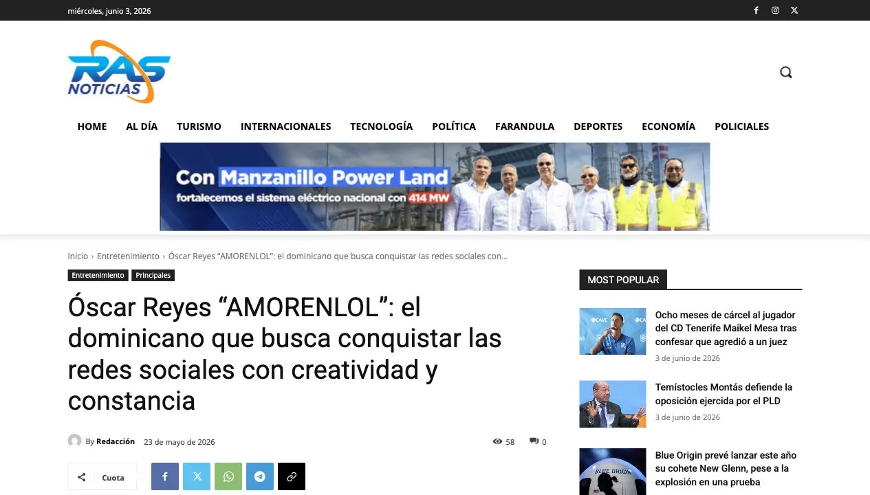 Noticias RAS article preview